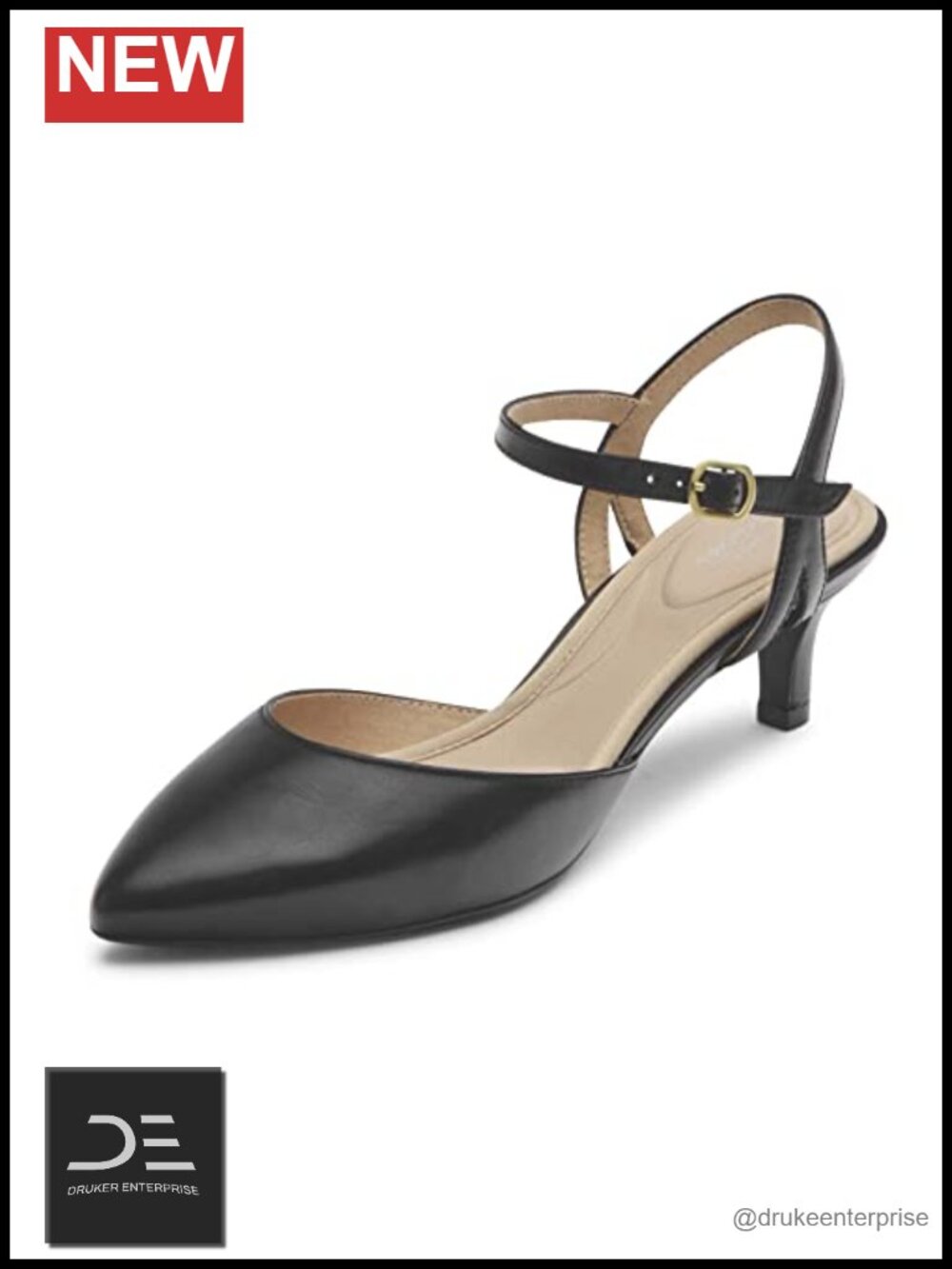 Rockport Women's Total Motion Kalila Kitten Heel Pumps Leather